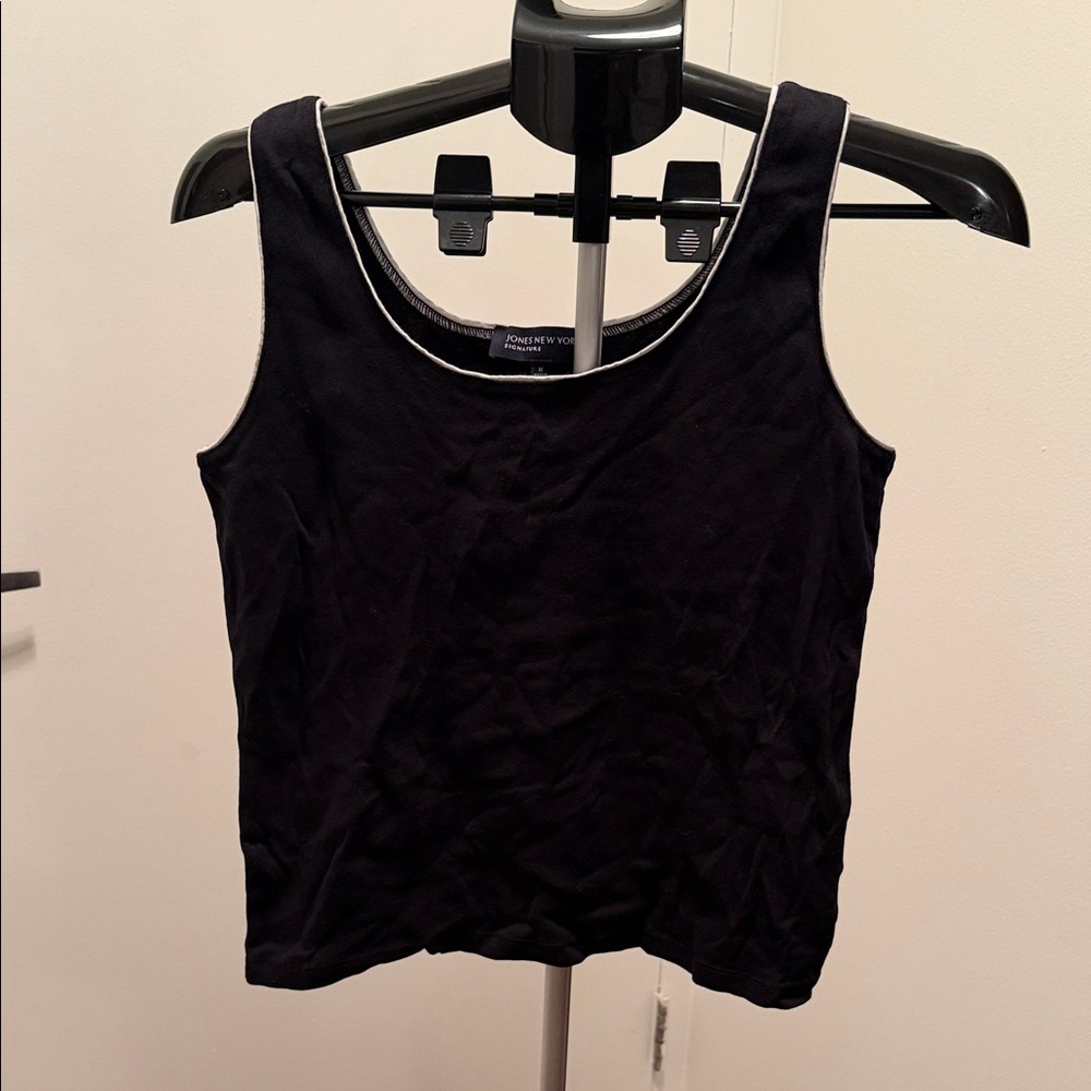 Jones New York Black Tank Top